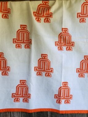 UT Vols Vintage 1970s/80s Logo Twin Size Felt Blanket Tennessee College Sports